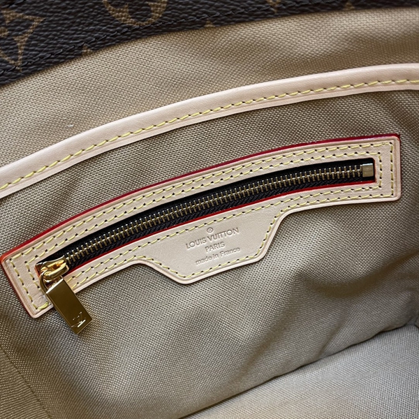 ルイヴィトンバッグ角部分ディテール